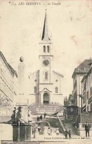 AK / Ansichtskarte Les-Brenets Le Locle NE Le Temple