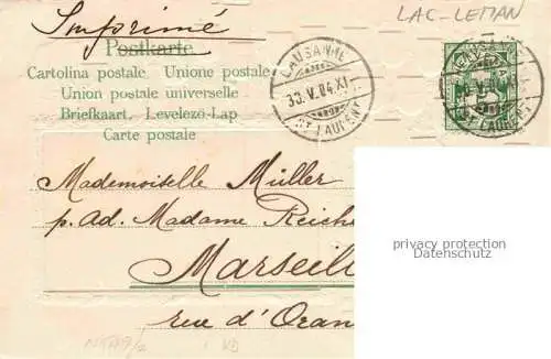 AK / Ansichtskarte Lac Leman Genfersee GE Barque du Léman Wappen