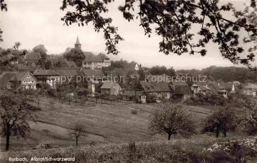 AK / Ansichtskarte Burbach Albtal Marxzell Karlsruhe Schwarzwald BW Ansicht mit Kirche vom Waldrand aus