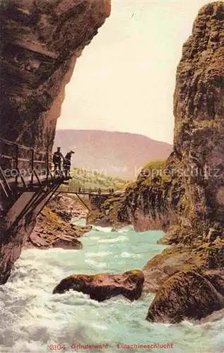 AK / Ansichtskarte Grindelwald BE Luetschineschlucht
