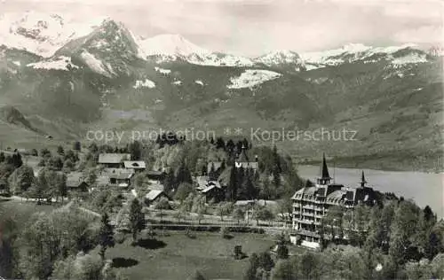 AK / Ansichtskarte Flueeli-Ranft Fluehli-Ranft OW mit Sarnersee und Giswilerstock