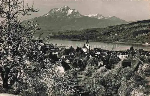 AK / Ansichtskarte KuessNACHT Vierwaldstaettersee SZ mit Pilatus
