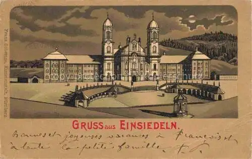 AK / Ansichtskarte EINSIEDELN  SZ Kloster Kirche