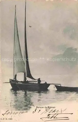 AK / Ansichtskarte Lac Leman Genfersee GE Barque du Leman