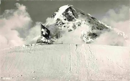 AK / Ansichtskarte Jungfraujoch 3457m BE mit Moench
