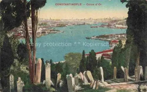 AK / Ansichtskarte Constantinople Constantinopel ISTANBUL TK Corne d'Or