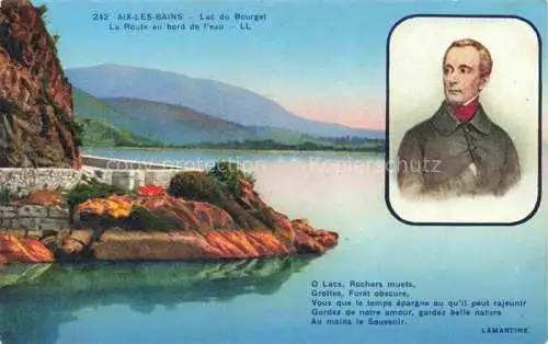 AK / Ansichtskarte AIX-LES-BAINS Chambery 73 Savoie Lac du Bourget La Route au bord de l'eau
