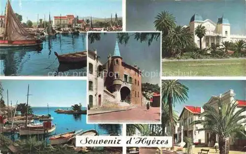 AK / Ansichtskarte HYERES-les-Palmiers HYERES-les-Salins 83 Var Le port Vue d'ensemble
