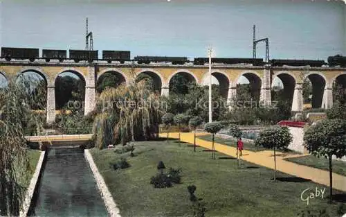 AK / Ansichtskarte Beaugency ORLEANS 45 Loiret Le Jardin Public et le Viaduc