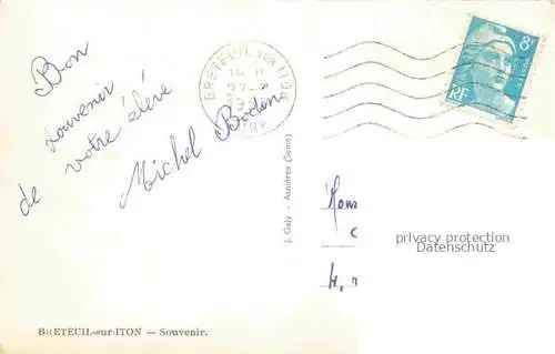 AK / Ansichtskarte Breteuil sur Iton 27 Eure Vue partielle