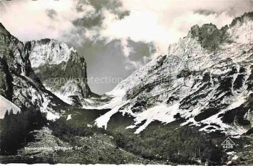 AK / Ansichtskarte Ellmauer Tor Kaisergebirge Elmau Tirol AT Panorama