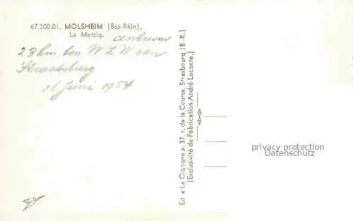 AK / Ansichtskarte Molsheim 67 Bas-Rhin La Metzig