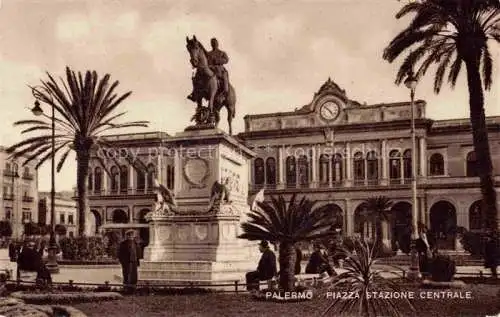 AK / Ansichtskarte PALERMO  Sicilia IT Piazza Stazione Centrale