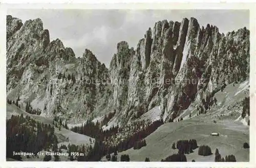 AK / Ansichtskarte Jaunpass La Gruyere FR und die Gastlosen