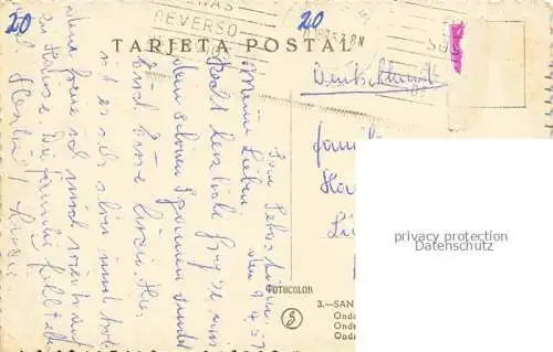 AK / Ansichtskarte SAN SEBASTIAN  DONOSTIA Saint-Sebastien Pais Vasco ES Ondarreta y Monte Igueldo