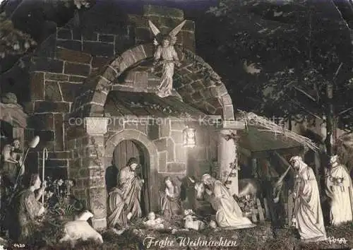 AK / Ansichtskarte Krippe Weihnachtskrippe Crib Copier 