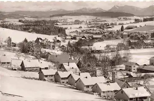AK / Ansichtskarte Heimenkirch Herz-Jesu-Heim und Umgebung Winterpanorama Allgaeuer Alpen