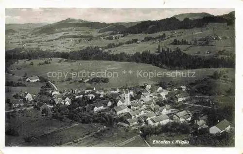 AK / Ansichtskarte Ellhofen Allgaeu Weiler-Simmerberg Bayern Fliegeraufnahme