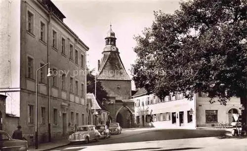 AK / Ansichtskarte Weiden  Oberpfalz Schloer-Platz mit unterem Tor