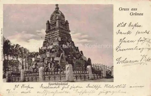 AK / Ansichtskarte Berlin-Gruenau Sportdenkmal