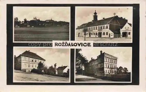 AK / Ansichtskarte Rozdalovice Jicin Jitschin Koeniggraetz CZ Teilansichten Gebaeude