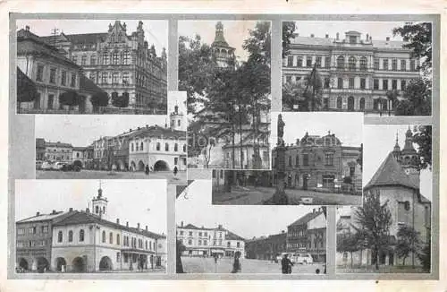 AK / Ansichtskarte Lipnik  nad Becvou CZ Motive Stadtzentrum Kirche Denkmal Gebaeude