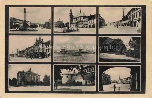 AK / Ansichtskarte Svitavy Zwittau CZ Teilansichten Stadtzentrum