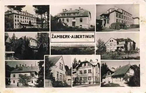 AK / Ansichtskarte Zamberk Senftenberg CZ Teilansichten Albertinum