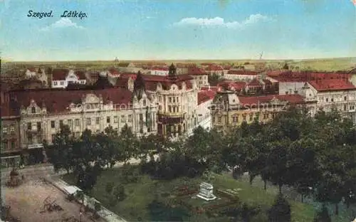 AK / Ansichtskarte SZEGED HU Látkép Teilansicht Zentrum Denkmal