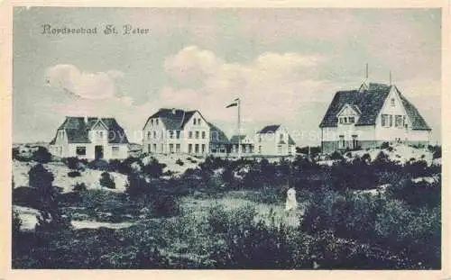 AK / Ansichtskarte St Peter -Ording Nordseebad Teilansicht