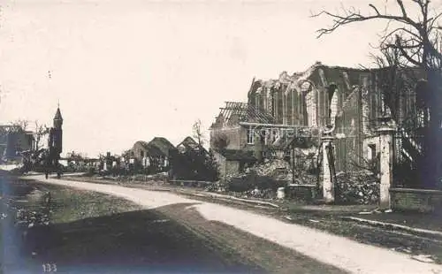 AK / Ansichtskarte Zonnebeke Zonnebecke Ypern West-Vlaanderen Belgie Zerstoerte Haeuser Truemmer 1. Weltkrieg