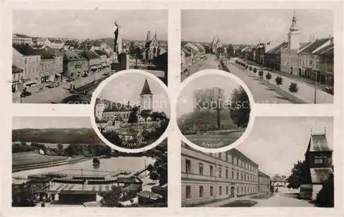 AK / Ansichtskarte Rakovnik Rakovnick Rakonitz CZ Motive Stadtzentrum Krivoklat Krakovec