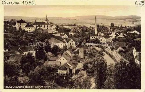AK / Ansichtskarte Novy Knin Dobris Stedocesky Kraj CZ Stadtpanorama