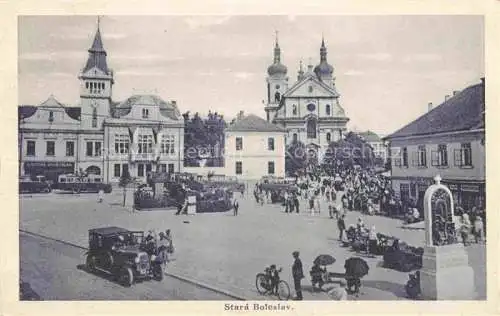 AK / Ansichtskarte Stara Boleslav Altbunzlau CZ Marktplatz