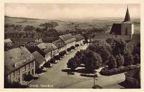 AK / Ansichtskarte Jilove Eulau CZ Namesti Platz Kirche