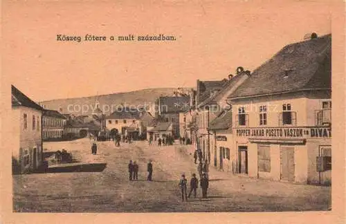 AK / Ansichtskarte Koeszeg HU foetere a mult században