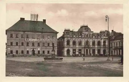 AK / Ansichtskarte Krasna Lipa Schoenlinde CZ Stadtzentrum