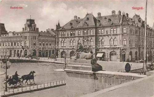 AK / Ansichtskarte SZEGED HU Rudolf-tér Rudolfplatz