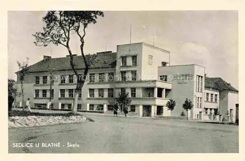 AK / Ansichtskarte Sedlice u Blatne Strakonice Strakonitz Boehmen CZ Skola Schule