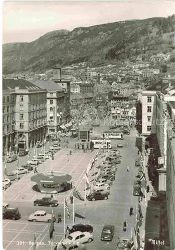 AK / Ansichtskarte Bergen Norwegen Torvalmenning