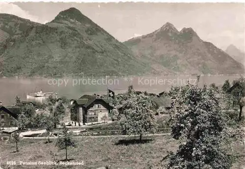 AK / Ansichtskarte Beckenried Vierwaldstaettersee NW Pension Seeblick