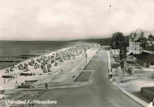AK / Ansichtskarte KueHLUNGSBORN Ostseebad Strand Promenade
