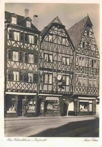 AK / Ansichtskarte TRIER Fachwerkhaeuser und Hauptmarkt
