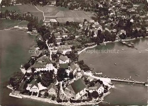 AK / Ansichtskarte Wasserburg am Bodensee Bayern Fliegeraufnahme