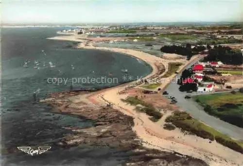 AK / Ansichtskarte La Tara-Plaine-sur-Mer La Saint-Nazaire 44 Loire-Atlantique Vue aérienne sur la plage