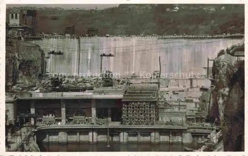 AK / Ansichtskarte Genissiat Nantua 01 Ain Elévation Barrage Usine vue d'aval et bassin de fuite