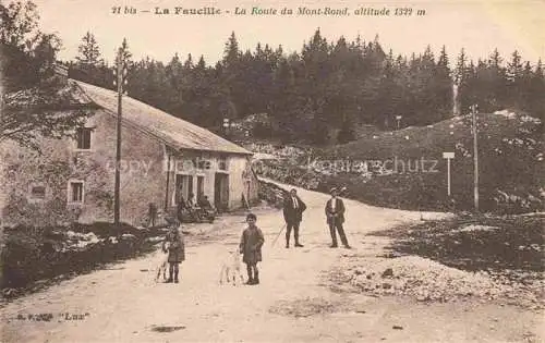 AK / Ansichtskarte La Faucille  Col de la Faucille Sichelberg 1323m Gex 01 Ain La Route du Mont-Rond