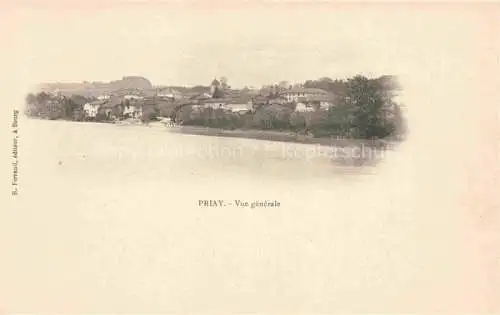 AK / Ansichtskarte Priay Bourg-en-Bresse 01 Ain Vue générale