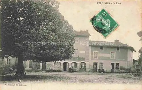 AK / Ansichtskarte Perouges Bourg-en-Bresse 01 Ain La Place