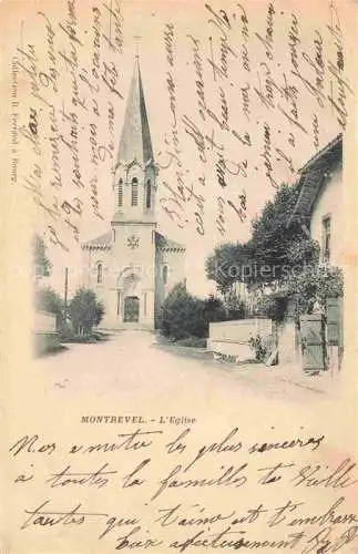 AK / Ansichtskarte Montrevel-en-Bresse Bourg-en-Bresse 01 Ain Eglise